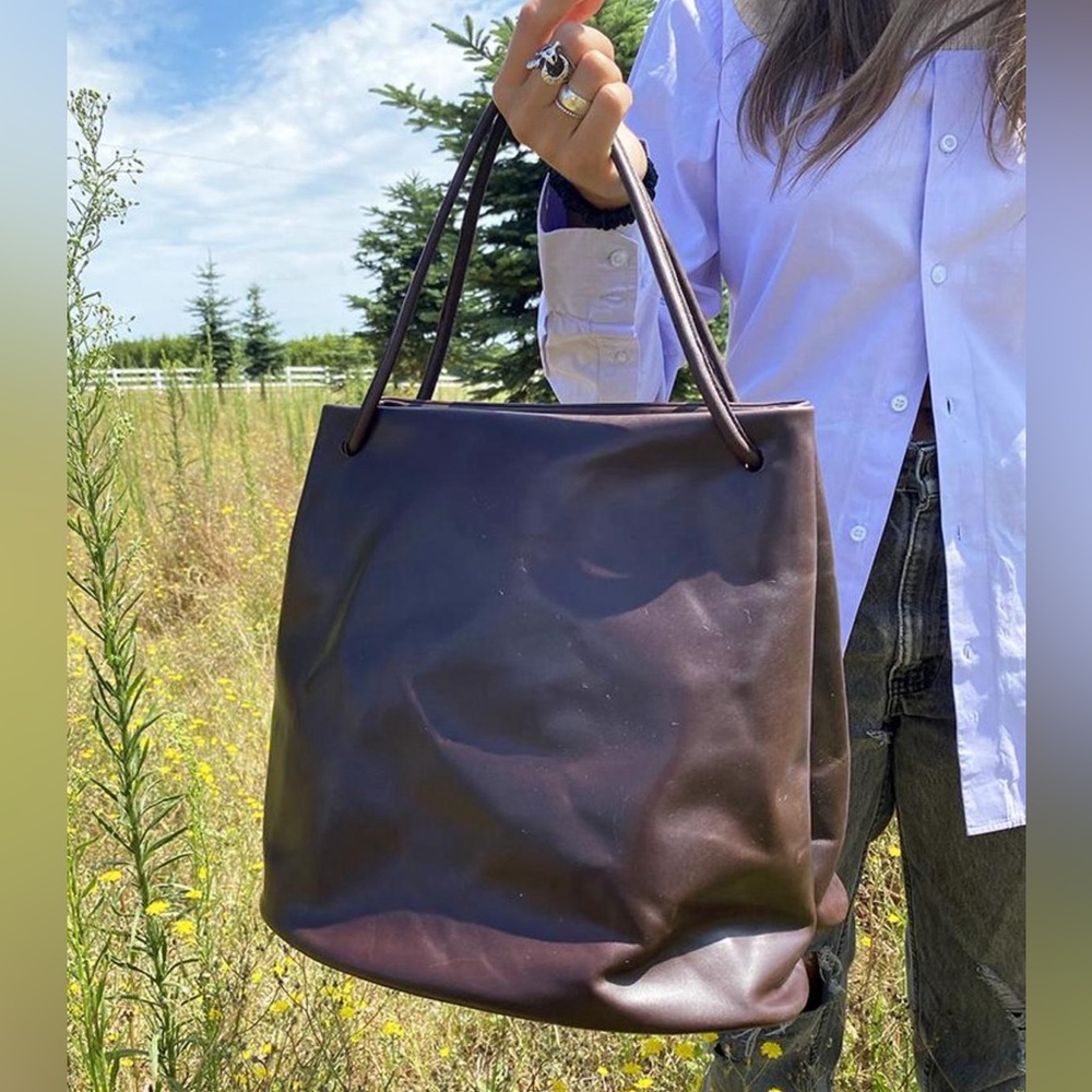 Hester Van Eeghen  Brown Leather Tote Bag designer luxury